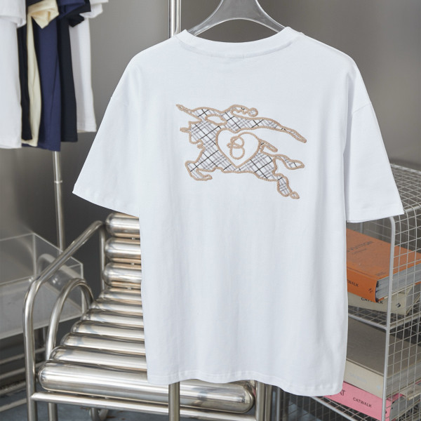 Burberry, Men's T-Shirt, White