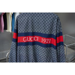 Gucci, GG Cotton Poplin, Men's Jacket, Blue