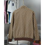 Gucci, GG Canvas Bomber, Men's Jacket, Brown