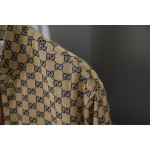 Gucci, GG Canvas Bomber, Men's Jacket, Brown