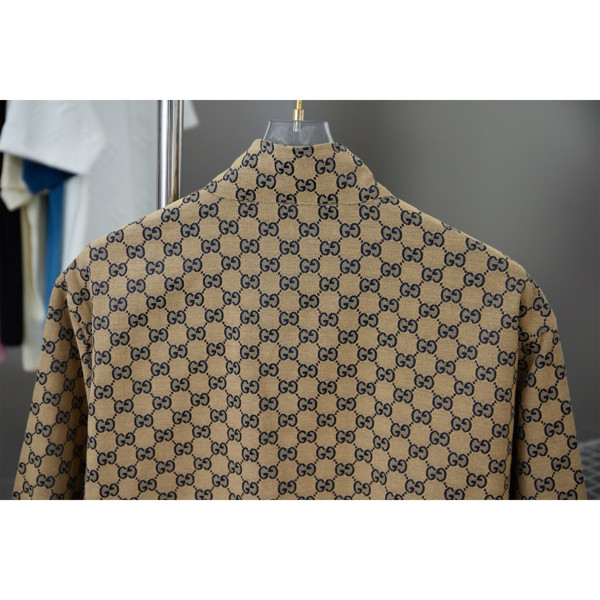 Gucci, GG Canvas Bomber, Men's Jacket, Brown