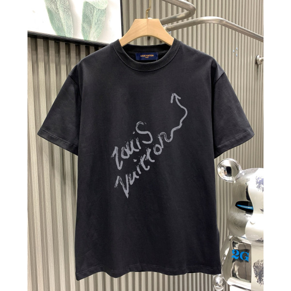 Louis Vuitton, Men's T-Shirt, Black