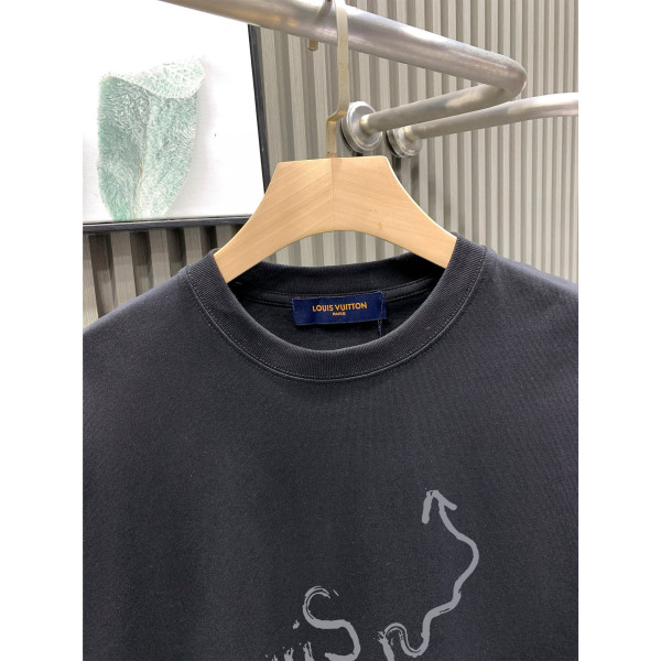 Louis Vuitton, Men's T-Shirt, Black