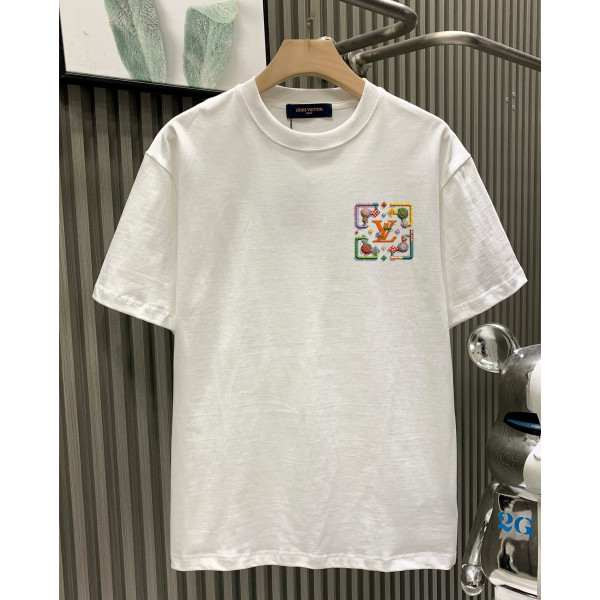Louis Vuitton, Men's T-Shirt, White Louis Vuitton, Men's T-Shirt, White