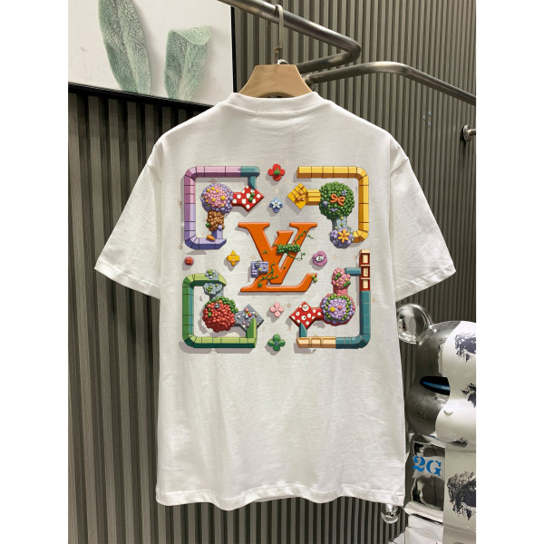 Louis Vuitton, Men's T-Shirt, White Louis Vuitton, Men's T-Shirt, White