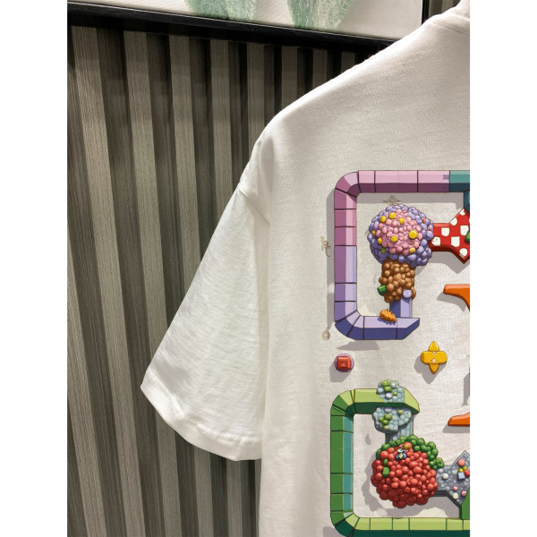 Louis Vuitton, Men's T-Shirt, White Louis Vuitton, Men's T-Shirt, White