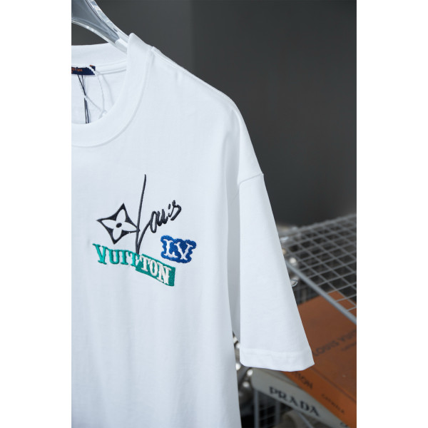 Louis Vuitton, Men's T-Shirt, White