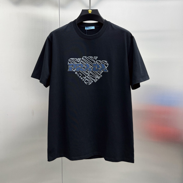 Prada, Men's T-Shirt, Black