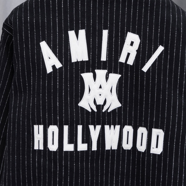 Amiri, Hollywood Bomber, Men's Jacket, Black