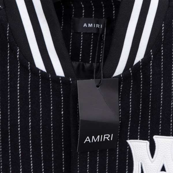 Amiri, Hollywood Bomber, Men's Jacket, Black