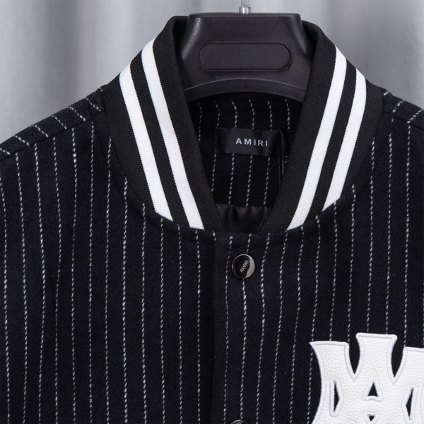 Amiri, Hollywood Bomber, Men's Jacket, Black