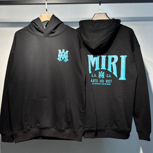 Amiri, Men's Hoodie, Black