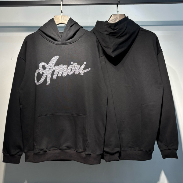Amiri, Men's Hoodie, Black