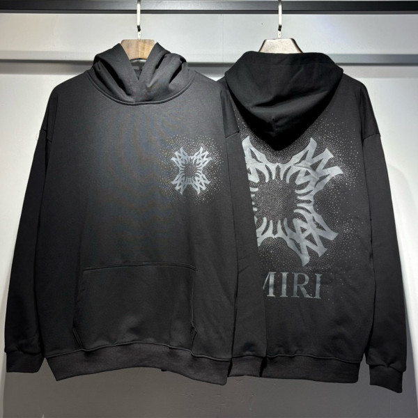 Amiri, Men's Hoodie, Black