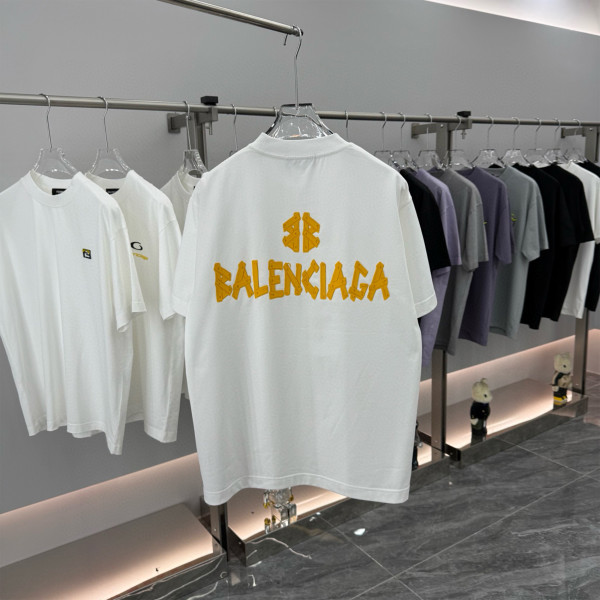 Balenciaga, Men's T-Shirt, White