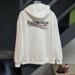 Balenciaga, Men's Hoodie, White