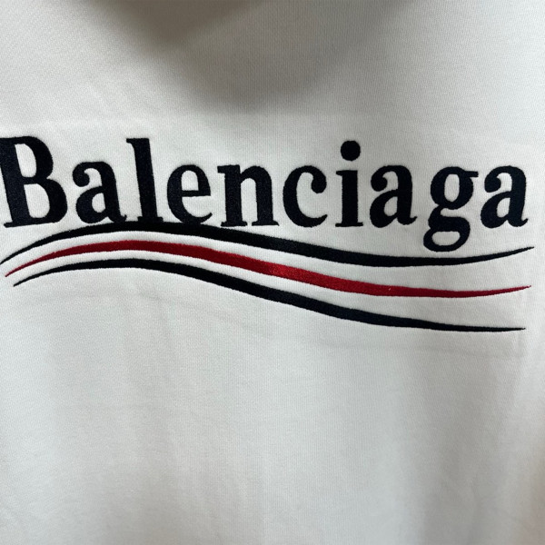 Balenciaga, Men's Hoodie, White