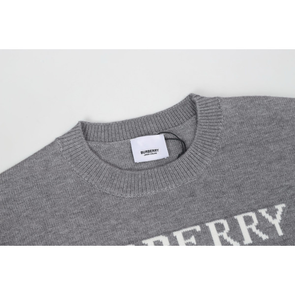 Burberry, Men's Pullover, Grey