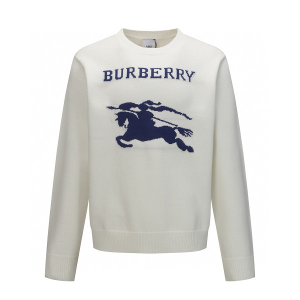 Burberry, Men's Pullover, White