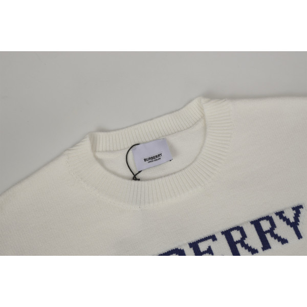 Burberry, Men's Pullover, White