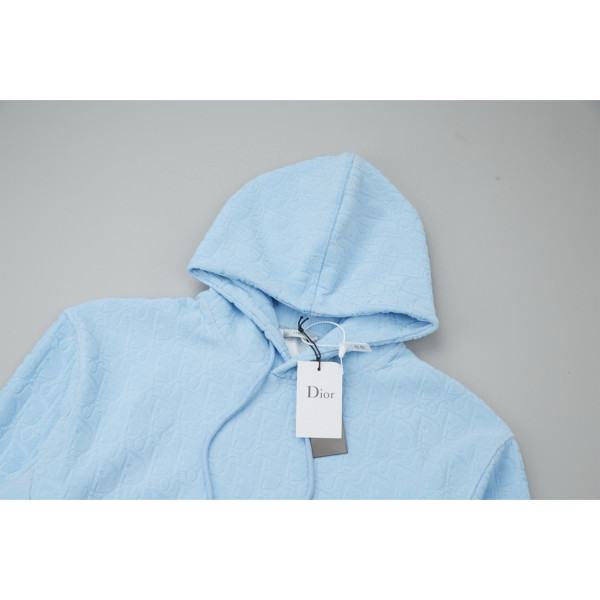 Christian Dior, Men's Hoodie, Blue