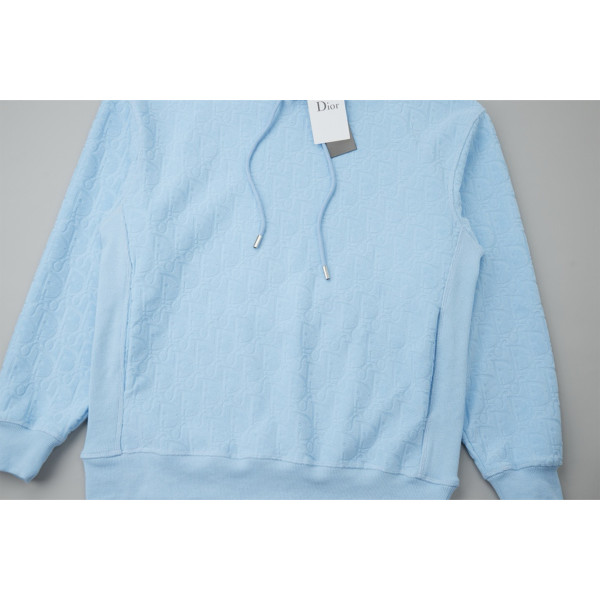 Christian Dior, Men's Hoodie, Blue