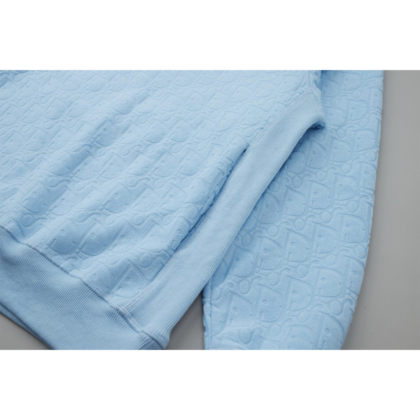Christian Dior, Men's Hoodie, Blue