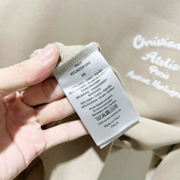 Christian Dior, Men's Hoodie, Beige