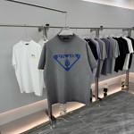 Prada, Men's T-Shirt, Grey