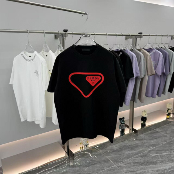 Prada, Men's T-Shirt, Black