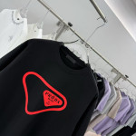 Prada, Men's T-Shirt, Black