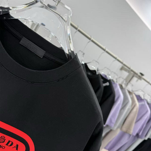 Prada, Men's T-Shirt, Black