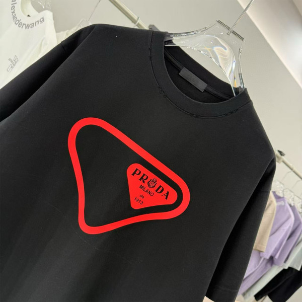 Prada, Men's T-Shirt, Black