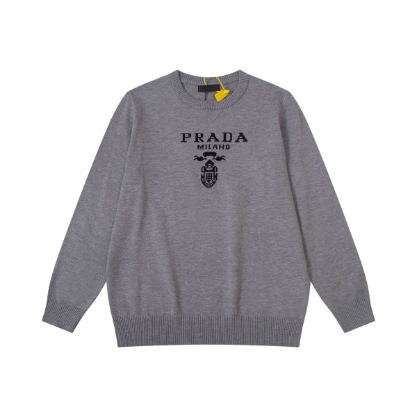 Prada, Men's Pullover, Grey