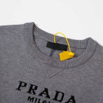 Prada, Men's Pullover, Grey