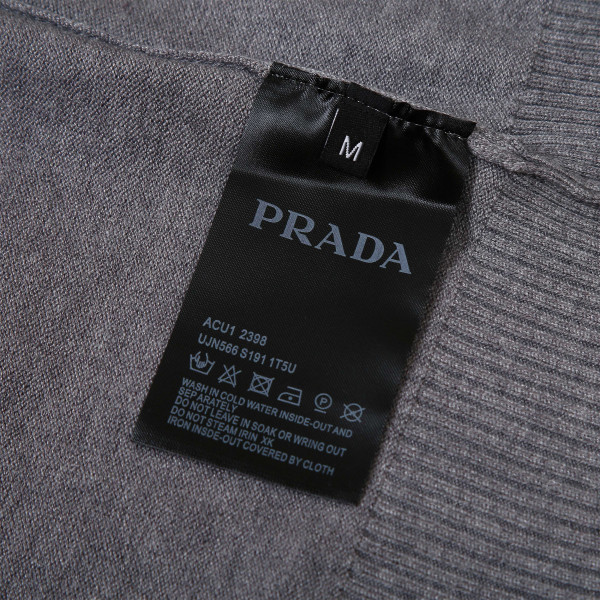 Prada, Men's Pullover, Grey