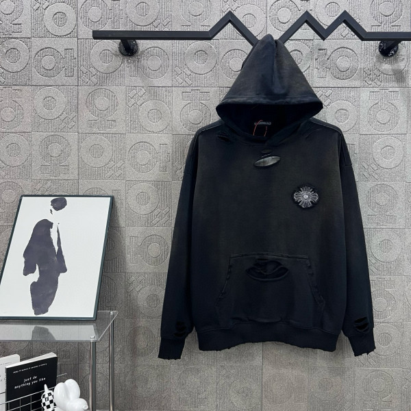 Chrome Hearts, Men's Hoodie, Black