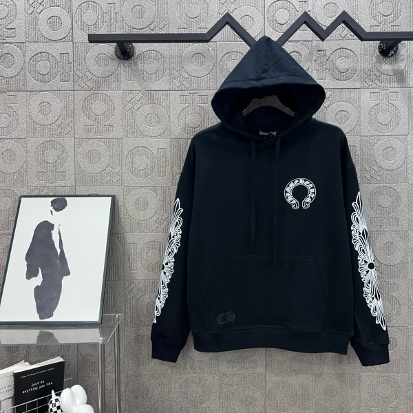 Chrome Hearts, Men's Hoodie, Black