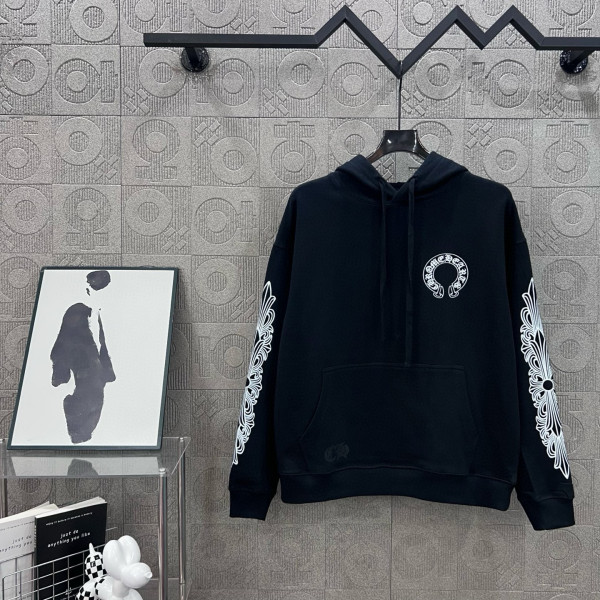 Chrome Hearts, Men's Hoodie, Black