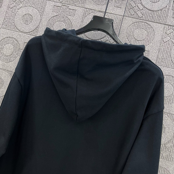 Fendi, Men's Hoodie, Black