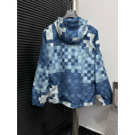 Louis Vuitton, Mosaic Effect, Men's Jacket, Blue