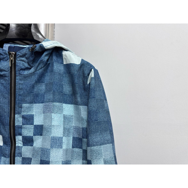 Louis Vuitton, Mosaic Effect, Men's Jacket, Blue
