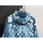 Louis Vuitton, Mosaic Effect, Men's Jacket, Blue