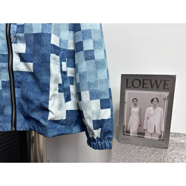 Louis Vuitton, Mosaic Effect, Men's Jacket, Blue