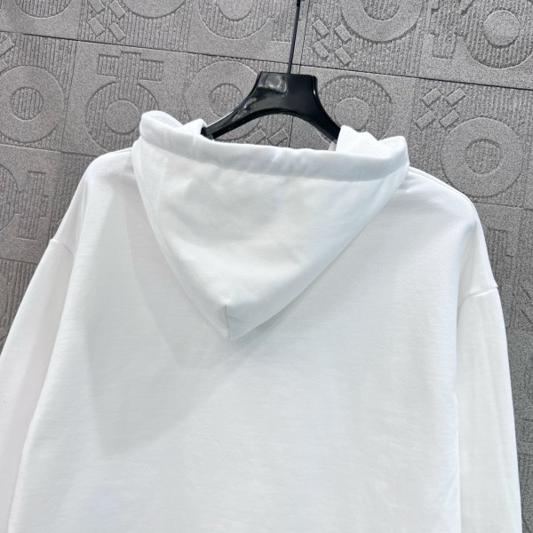 Louis Vuitton, Men's Hoodie, White