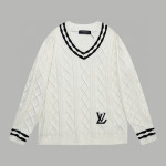 Louis Vuitton, Men's Pullover, White