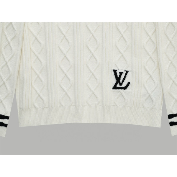 Louis Vuitton, Men's Pullover, White