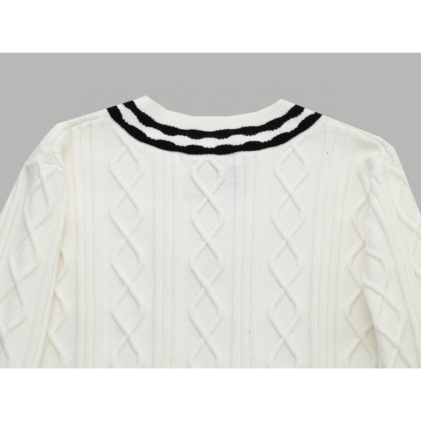Louis Vuitton, Men's Pullover, White