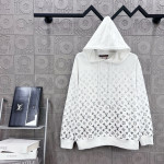 Louis Vuitton, Men's Hoodie, White