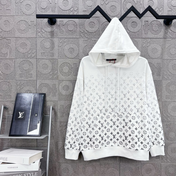 Louis Vuitton, Men's Hoodie, White